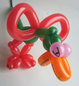 Luftballonfiguren Dinosaurier